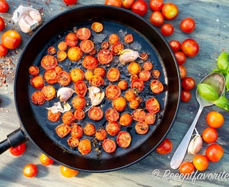 Rostade tomater i ugn med balsamvinäger