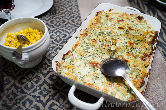 Krämig pastagratäng med kyckling!