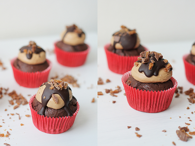 Daim cupcakes