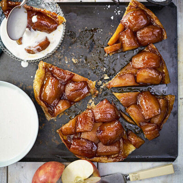 Tarte tatin på smördeg