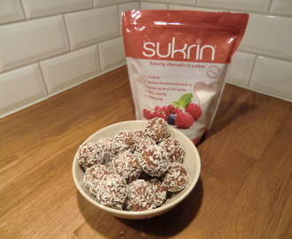 Chokladbollar med sukrin