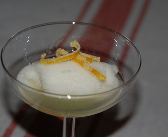 Citronsorbet med Limoncello