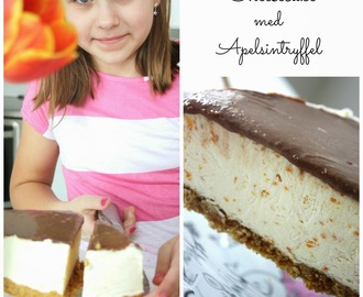 Cheesecake med apelsintryffel