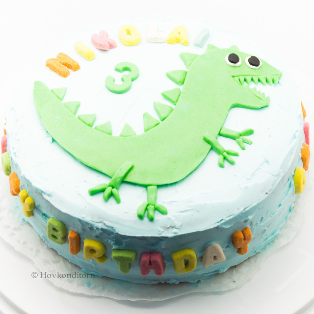 Dinosaur George Chocolate Cake