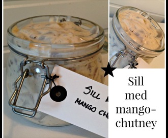 Sill med mango chutney