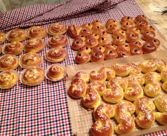 Saffransbullar, lussebullar, lussekatter