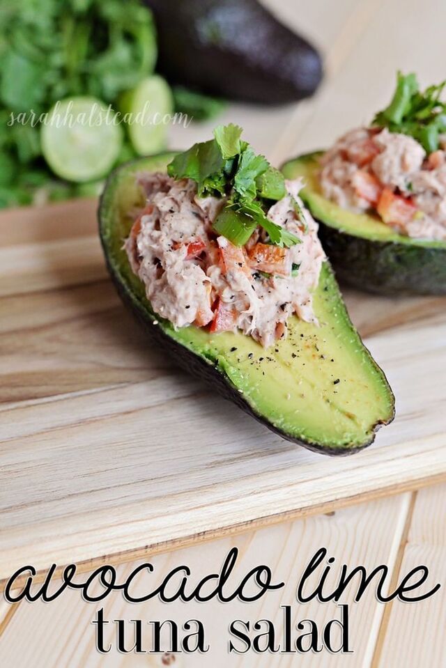 Avocado Lime Tuna Salad | Recipe | Tuna salad recipe healthy, Avocado, Healthy recipes