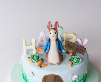 Tårta till Harry med Peter rabbit