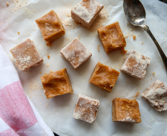 Jordnötsfudge med fantastiska lucuma (raw, vegan, glutenfri)