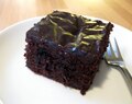 Soaked chocolate cake
