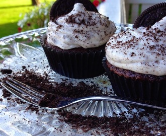 Underbara Oreo cupcakes!