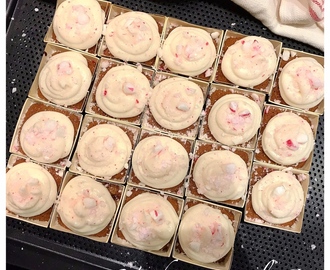 Pepparkakscupcakes med polkafrosting