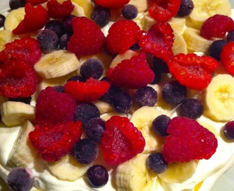 Pavlova med lemon curd