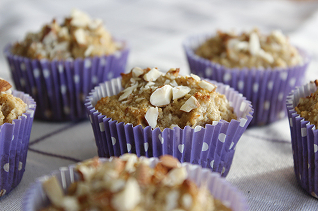 Banan- och kanelmuffins, gluten- och mjölkfria