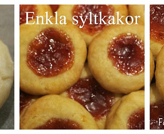 Enkla syltkakor