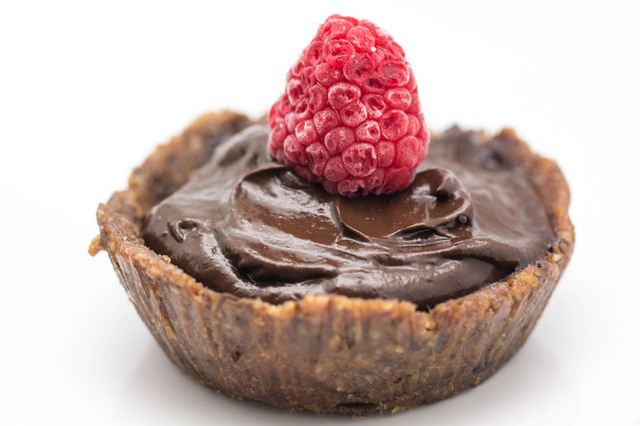 Petite Chocolate Avocado Tarts