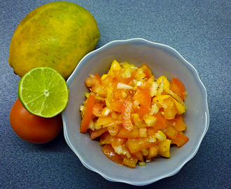 Gör din egen mangosalsa (Vegansk)