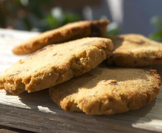 Chocolate chickpea cookies