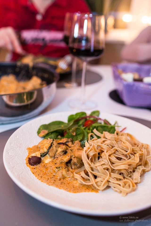 Italiensk Fläskfilégryta och Fölsebarn.