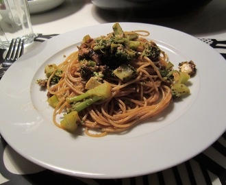 Broccoli och Ansjovis pasta