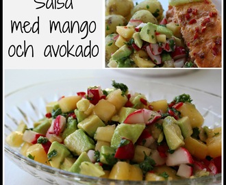 Salsa med mango och avokado