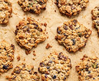 Oat and Tahini Breakfast Cookies