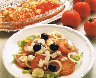 Dagens recept: Grekisk sallad och Tomatsallad