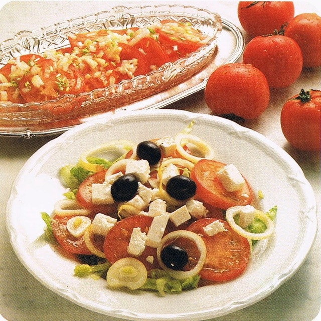 Dagens recept: Grekisk sallad och Tomatsallad