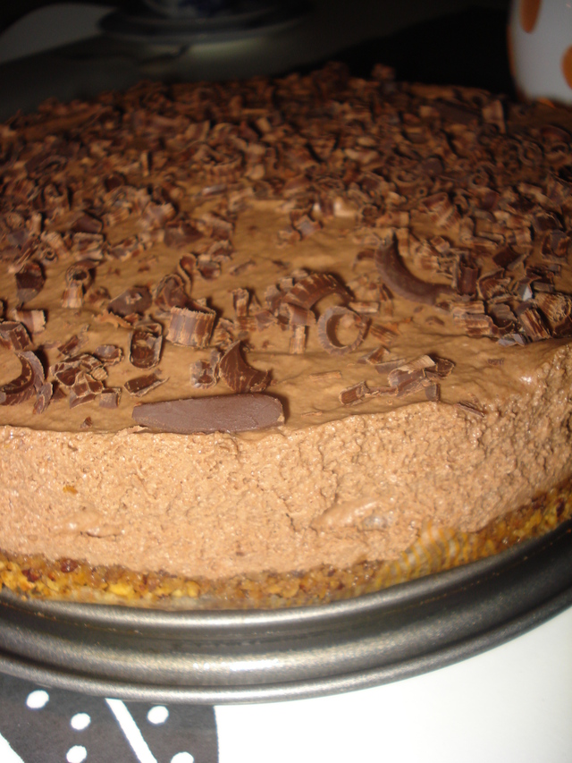 Chokladbakelse/Chokladcheesecake