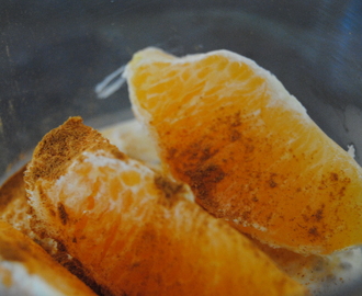 Apelsin- och kanelpudding