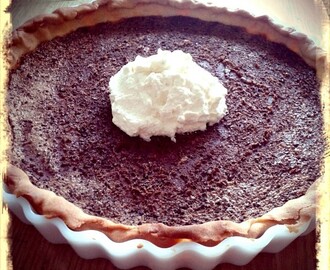 Southern style chocolate pie