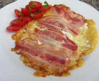 Snabb ägg & bacon-pizza LCHF