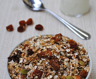 Müsli med torkad physalis