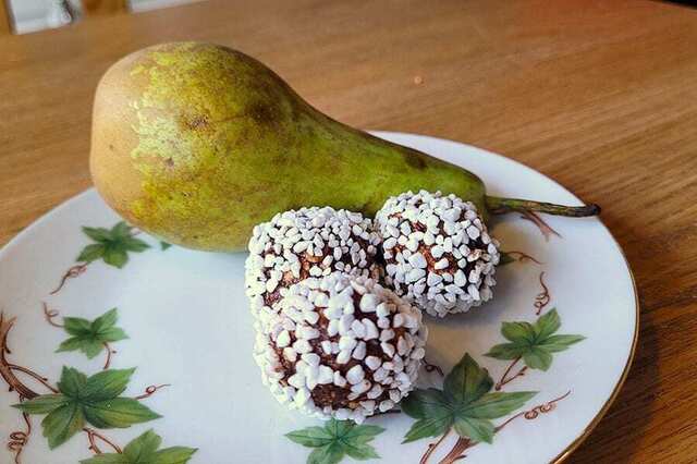 Chokladbollar med päron