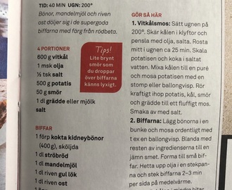 Vegetarisk biff á la Lindström med vitkålsmos