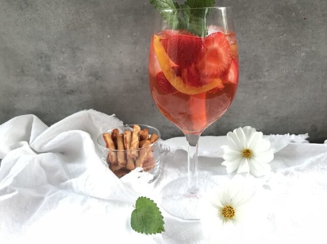 Aperol Spritz med jordgubbar, a match made in heaven