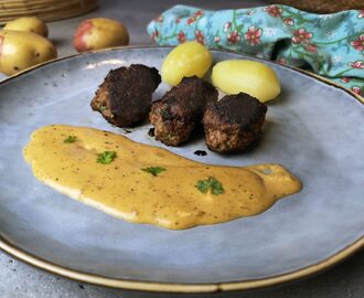 Veckans recept: Persiljejärpar med pepparsås och potatis