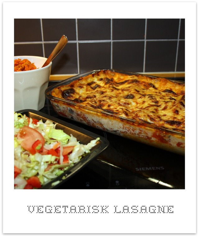 Vegetarisk "fransk" lasagne..
