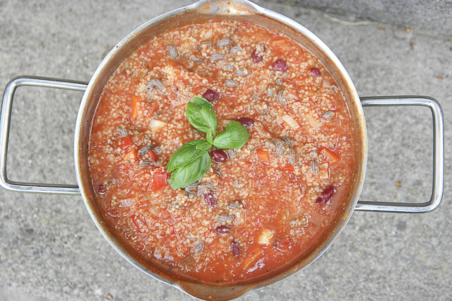 Minestronesoppa med couscous