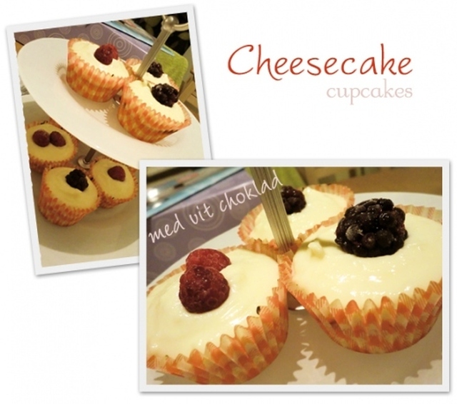 Ny variant av cheesecake - cupcakes