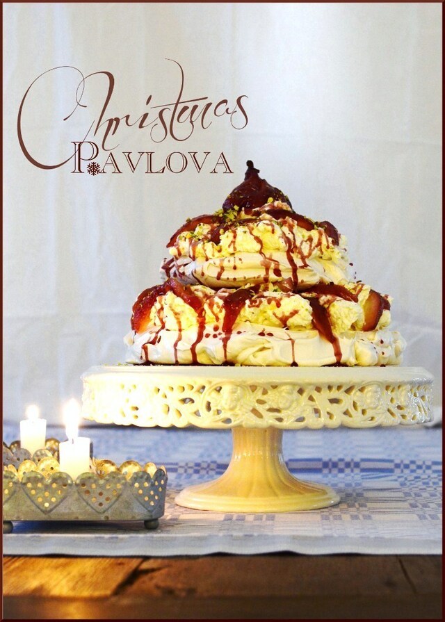 Christmas Pavlova (Jul Pavlova)