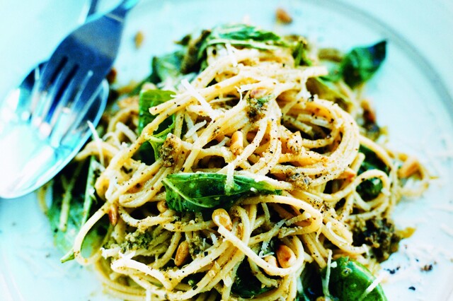 Pasta med pesto