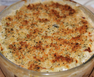 Mac and cheese (pastagratäng) med purjolök