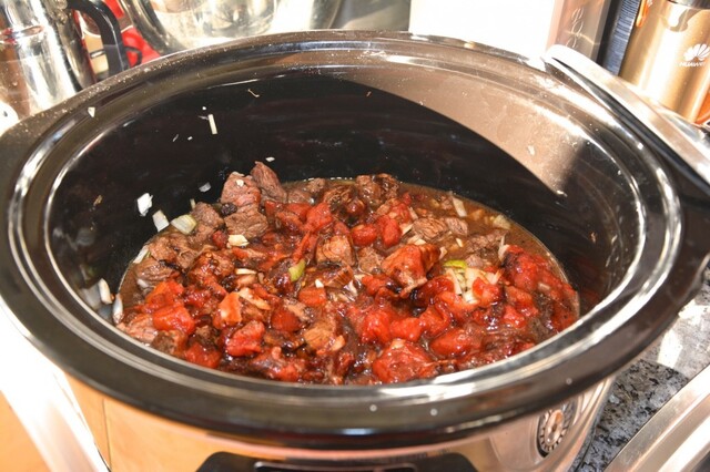 Mustig chiligryta i Crock-Pot