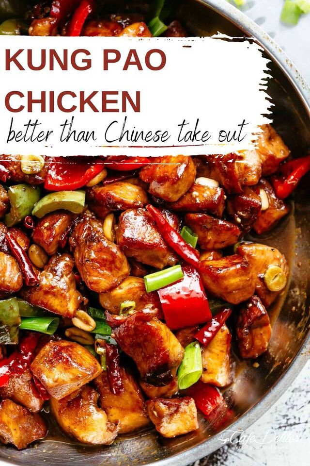 Kung Pao Chicken - Better than Chinese Take Out [Video] | Healthy chicken recipes, Indian food recipes, Kung pao chicken recipe easy