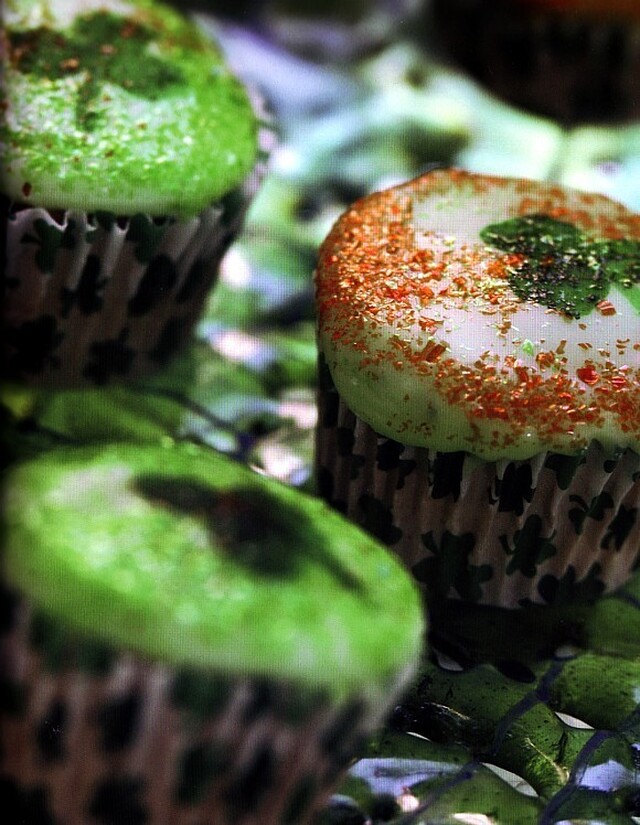 Sankt Patricks muffins