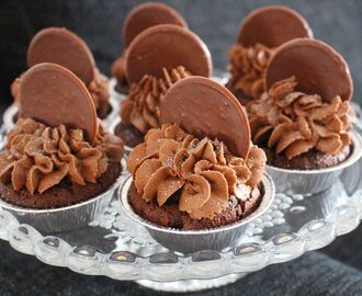 Choklad cupcakes med moccafrosting