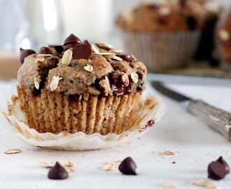 Sugar-Free Almond Butter Banana Muffins