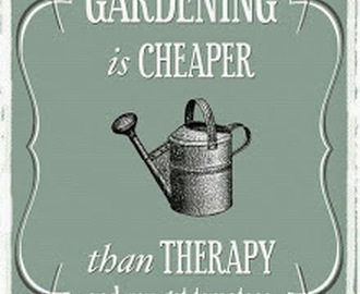 Trädgård = Terapi.