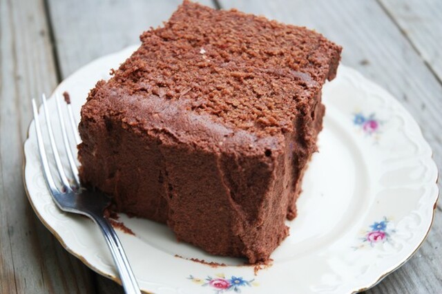 The chocolate cake